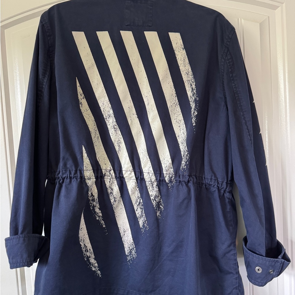 GAP Women's Dark Blue Americana Utility Jacket